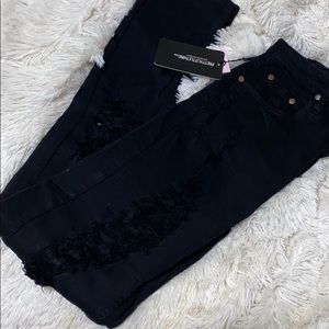 Pretty little thing ripped jeans